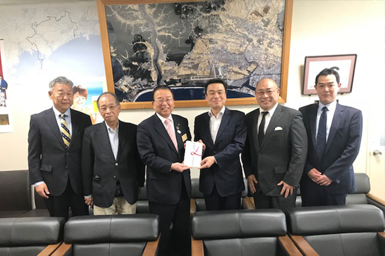 東松島市長訪問